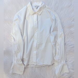 JOIE White 100% cotton button down shirt size XS